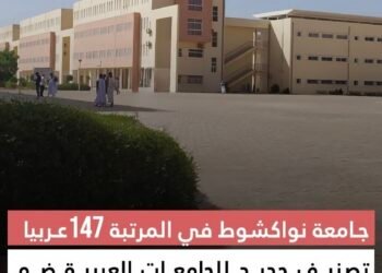 جامعة نواكشوط في المرتبة 147 عربيا